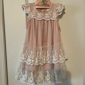 Heirlooms by Polly Finders ruffle gown